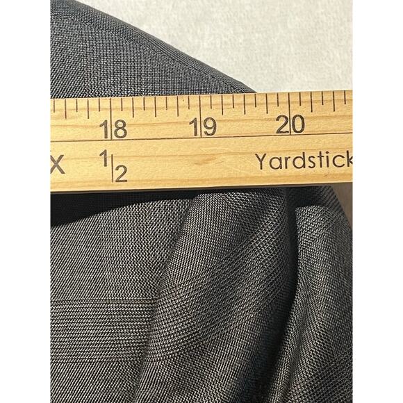 Jos A Bank Signature Gold 43R Gray Burnt Orange Plaid Blazer Jacket Suit Coat - Picture 8 of 13